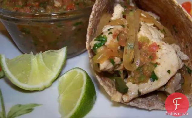 Tacos De Porco Com Limão E Coentro