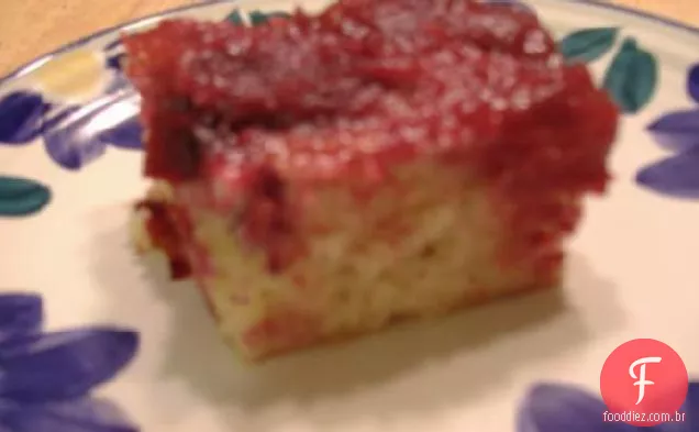 Bolo De Ameixa De Cabeça Para Baixo