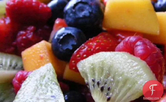 Salada De Frutas Com Xarope De Baunilha De Maçã