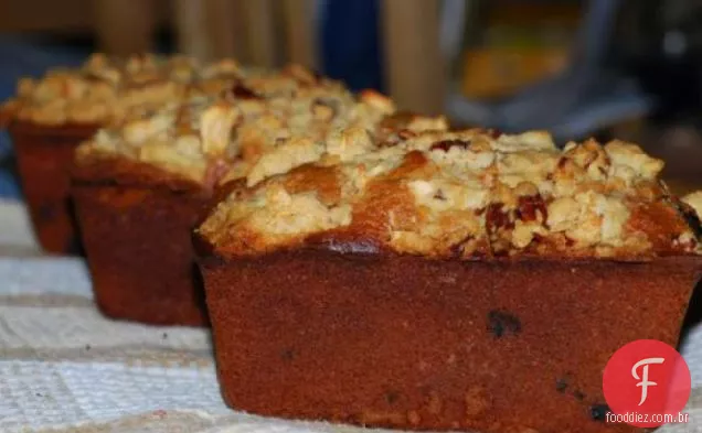 Pães De Torta De Maçã E Cereja