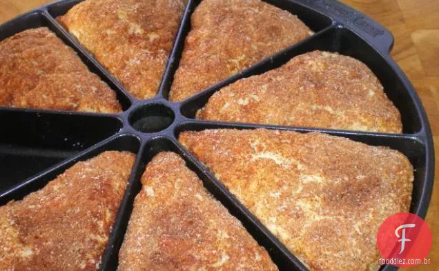 Torta De Creme De Maçã Vitrificada De Outono