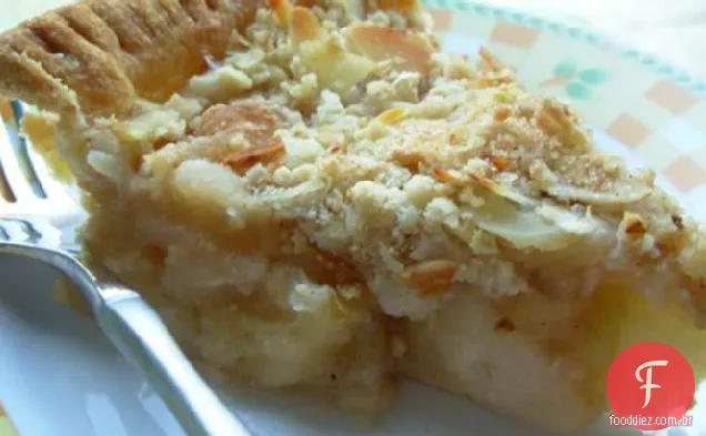 Luz De Torta De Maçã Com Açúcar Temperado