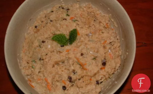 Cuscuz Com Molho De Menta E Iogurte