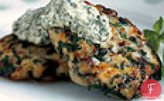 Bolos de peixe herbado com molho de rábano verde