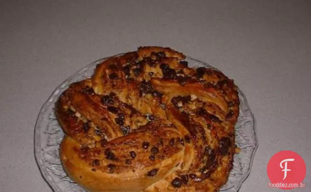 Grinalda de chocolate e macadâmia