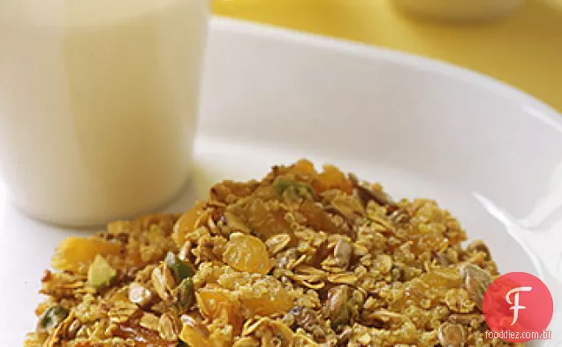 Quinoa, Damasco e cachos de nozes
