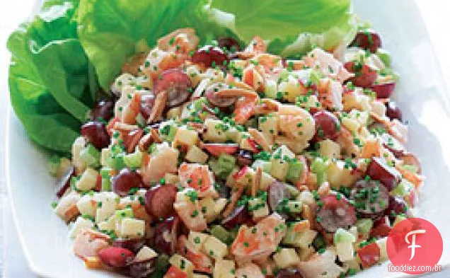 Salada de camarão picado 