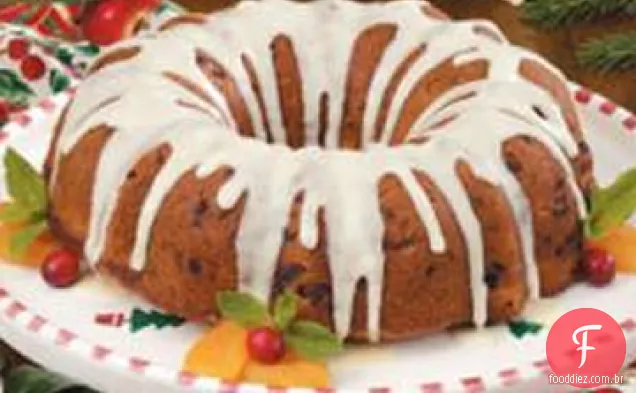Bolo De Cranberry De Damasco