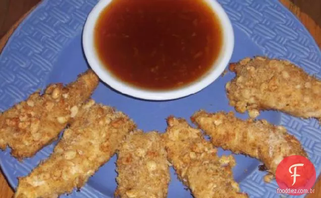 Licitações De Frango Com Crosta De Macadâmia Com Molho Maui Sunset