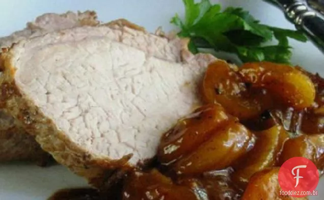 Carne De Porco Assada Em Riesling Com Damascos