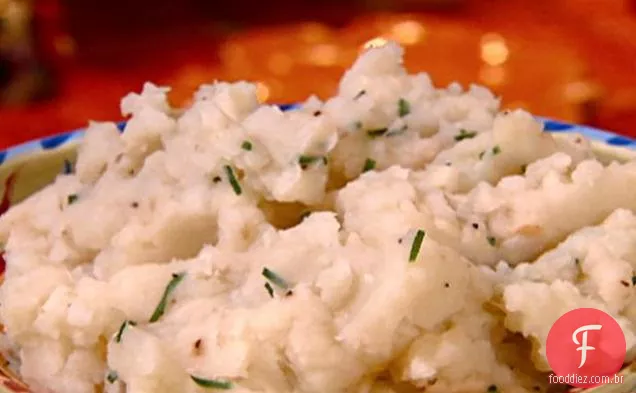 Alho e aipo raiz purê Spuds