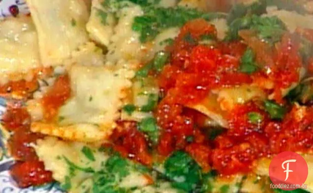 Seabass Ravioli de Ischia - - - Ravioli All ' Ischitana