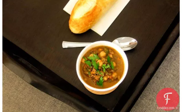 Sopa De Chouriço E Lentilha