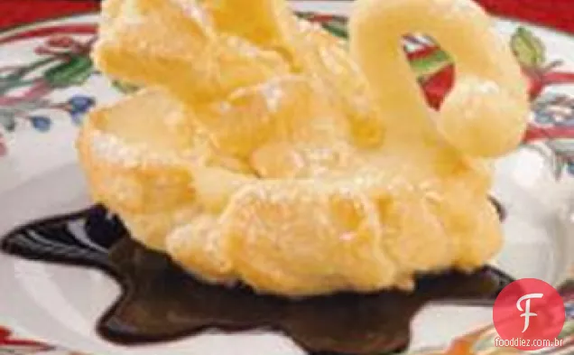 Puffs De Creme De Cisne De Damasco