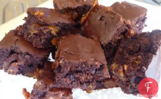 Chocolate e Brownies de Damasco
