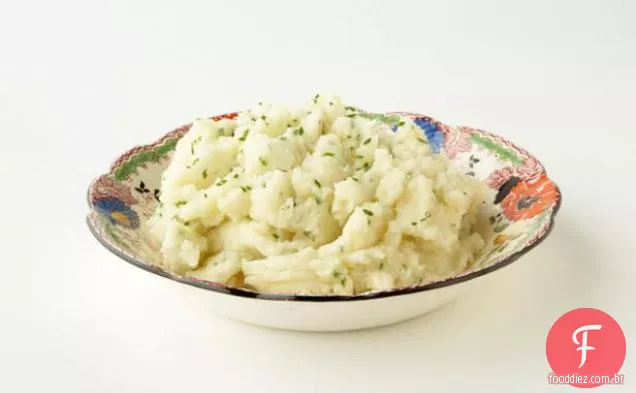 Alho e aipo raiz purê Spuds