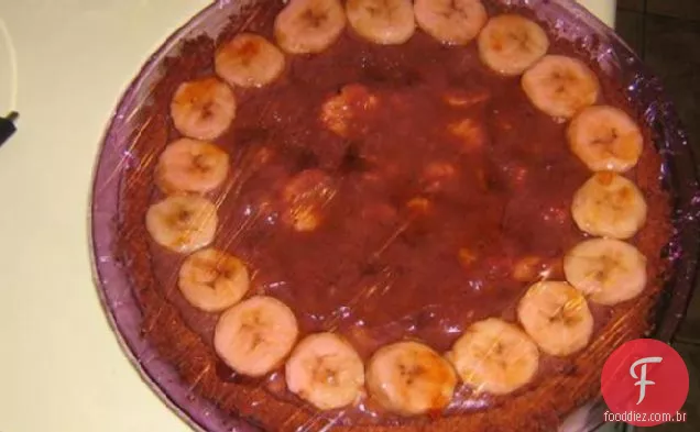 Torta De Creme De Banana Com Gordura Reduzida