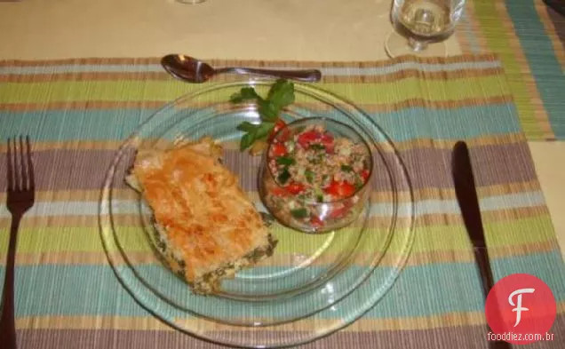 Torta de pêssego com crosta de Ilha