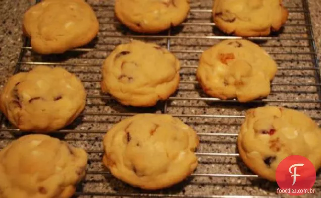 Biscoitos De Chocolate Com Nozes Damascos Secos