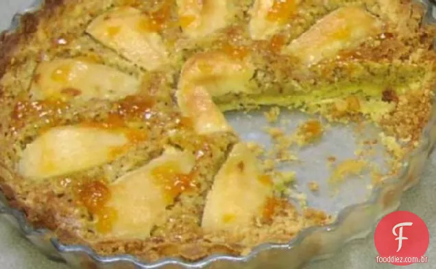 Almond Pear Flan