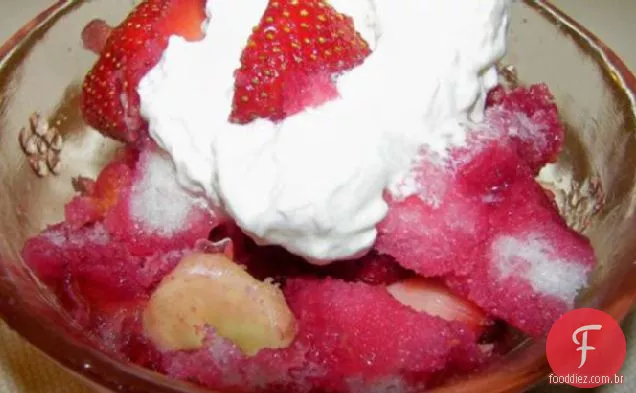 Morango Banana Sobremesa