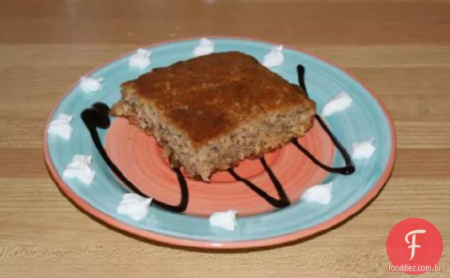 Bolo Branco Do Petisco Da Banana Do Coco Do Chocolate