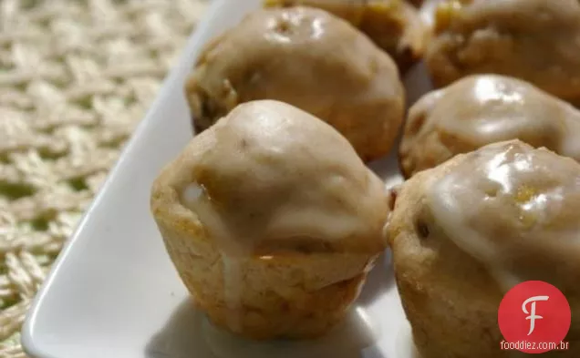 Muffins de Banana sem glúten (ou frutas de sua escolha)