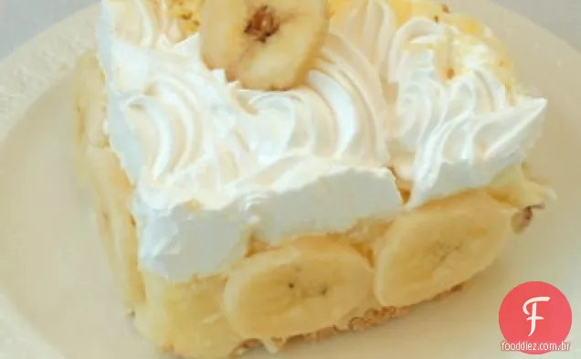 Torta De Creme De Banana Crustless
