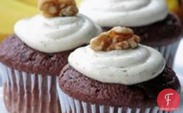 Bolo De Banana Com Chocolate Fácil