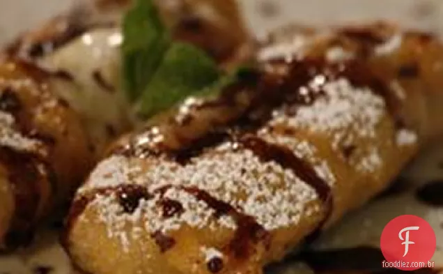 Sobremesa De Banana Frita