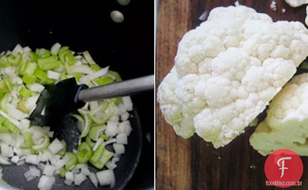 Sopa De Couve-Flor Saudável