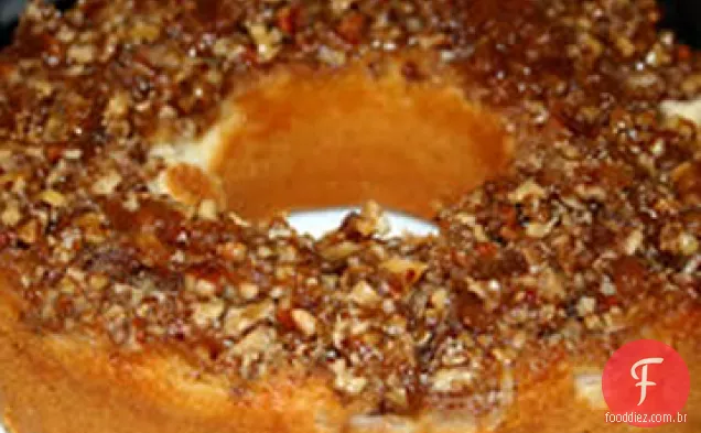 Bolo De Banana De Cabeça Para Baixo