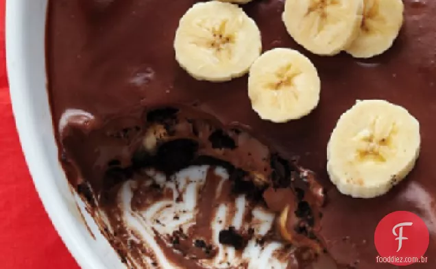 Chocolate-Pudim De Banana