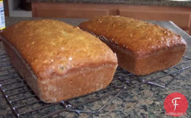 Pão De Banana Com Baixo Teor De Gordura