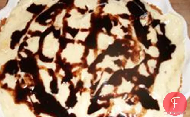 Torta de creme de Banana com forro de Chocolate