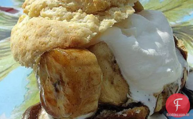 Bananas Foster Shortcake