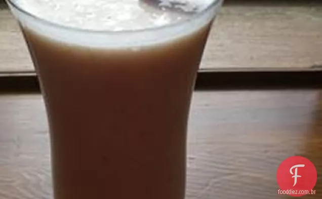 Peaches ' N Cream Banana Smoothie De Café Da Manhã