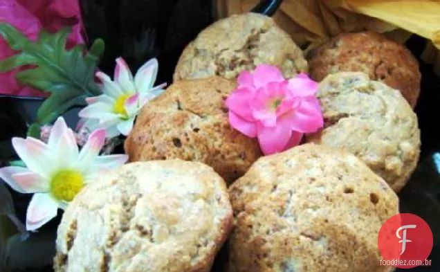 Muffins De Banana, Laranja E Noz-Pecã