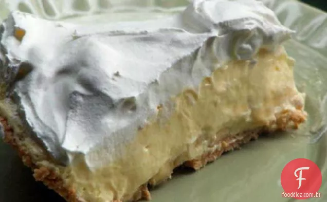 Torta De Creme De Banana De Baunilha Francesa