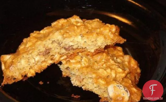 Banana - Biscoitos De Chocolate Com Aveia
