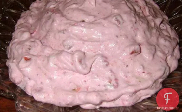 Salada de Cranberry (também conhecida como Thanksgiving Pink Stuff)