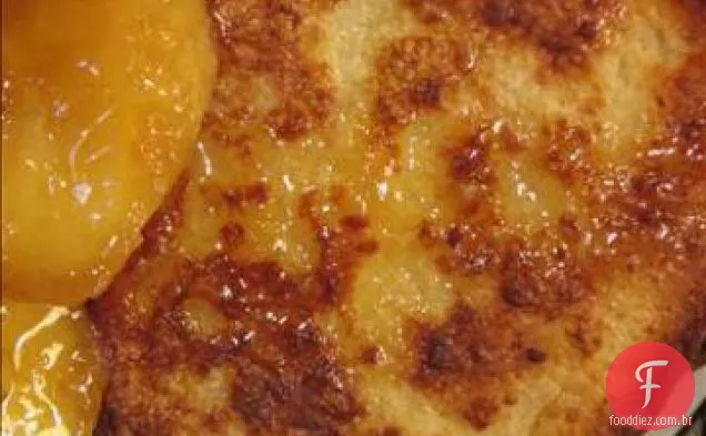 Torrada Francesa Com Bananas De Rum