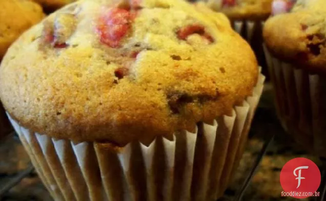 Muffins De Morango Banana