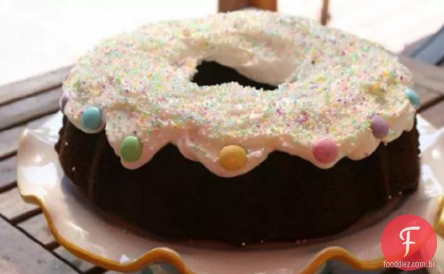 Bolo De Banana Fudge De Amêndoa