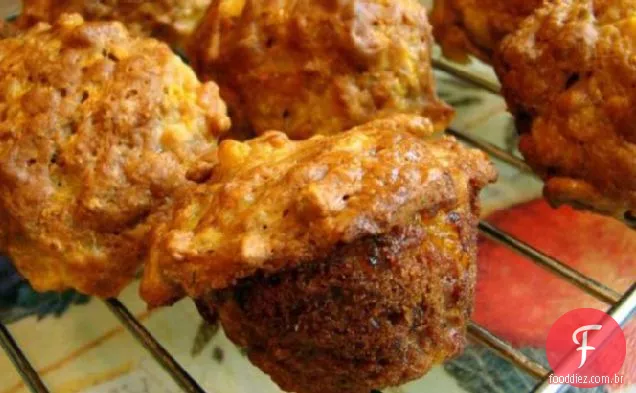 Muffins De Banana Com Baixo Teor De Gordura (Ou Sem Gordura) 