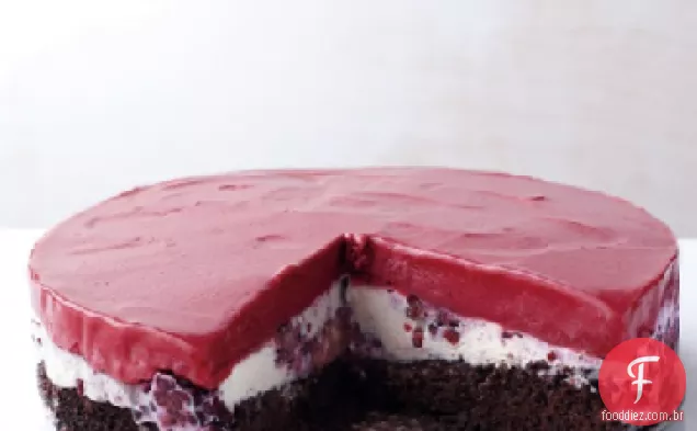 Bolo Do Gelado Da Chocolate-Baga
