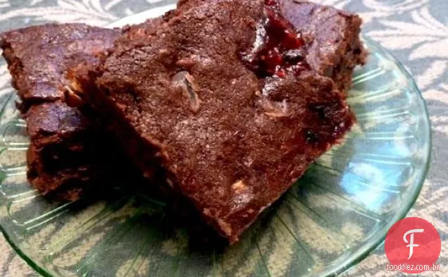Fudge Framboesa Brownies
