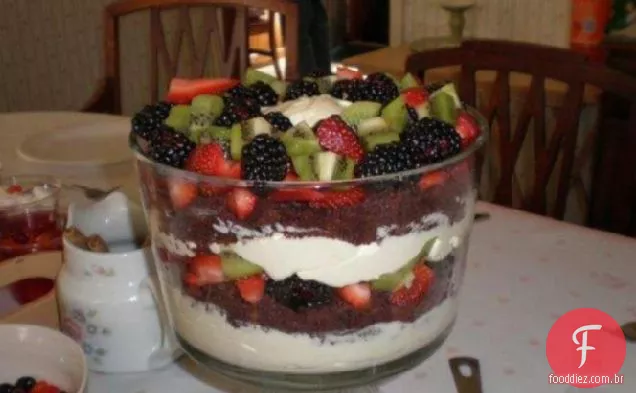 Bolo De Chocolate Frutado Bagatela