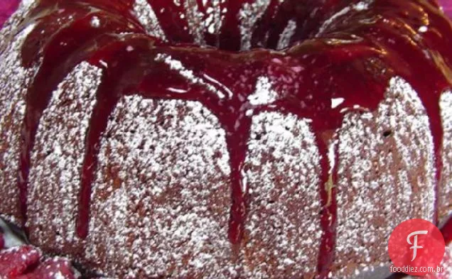 Bolo Heavenly Chocolate Raspberry Bundt