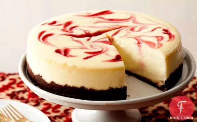 Cheesecake De Redemoinho De Framboesa
